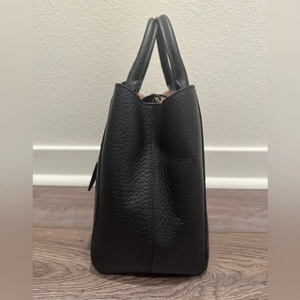 Kate Spade Carter Street Devlin Black Pebbled Leather Purse - Picture 7 of 11